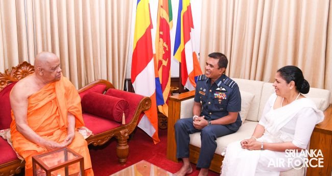 Commander of the Air Force, Air Marshal Udeni Rajapaksa