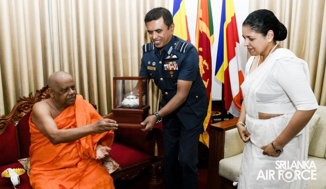 Commander of the Air Force, Air Marshal Udeni Rajapaksa