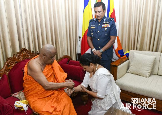 Commander of the Air Force, Air Marshal Udeni Rajapaksa