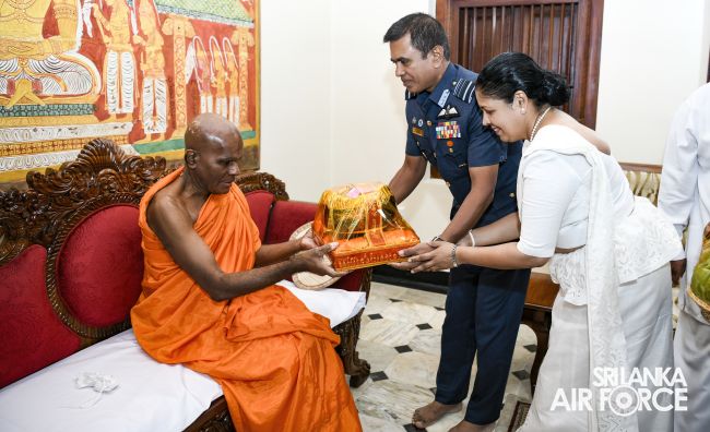 Commander of the Air Force, Air Marshal Udeni Rajapaksa
