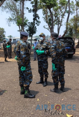SLAF CBRNE Wing Continues Quarantine Measures of arriving passengers at BIA