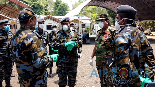 SLAF CBRNE Wing Continues Quarantine Measures of arriving passengers at BIA