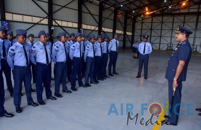 Commander of the Air Force Visits Sri Lanka Air Force Academy China Bay