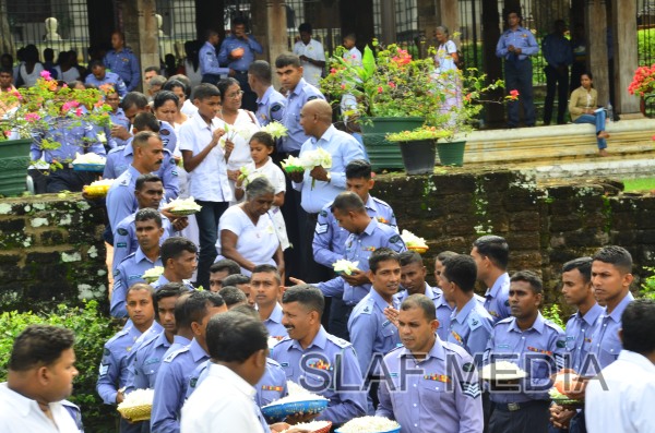 A Religious Ceremony at the Temple of Sacred Tooth