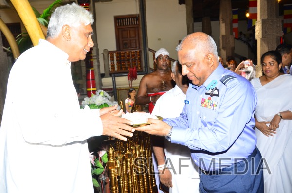 A Religious Ceremony at the Temple of Sacred Tooth
