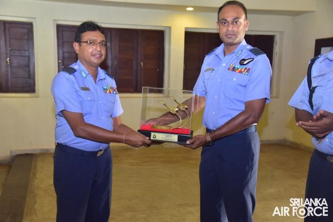 CHANGE OF COMMAND AT NO. 01 LEISURE AND RECREATION WING SRI LANKA AIR FORCE ACADEMY CHINA BAY