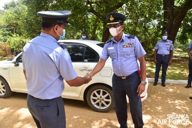 CHANGE OF COMMAND AT NO. 01 LEISURE AND RECREATION WING SRI LANKA AIR FORCE ACADEMY CHINA BAY