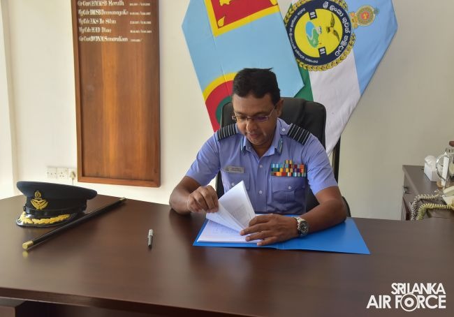 CHANGE OF COMMAND AT NO. 01 LEISURE AND RECREATION WING SRI LANKA AIR FORCE ACADEMY CHINA BAY