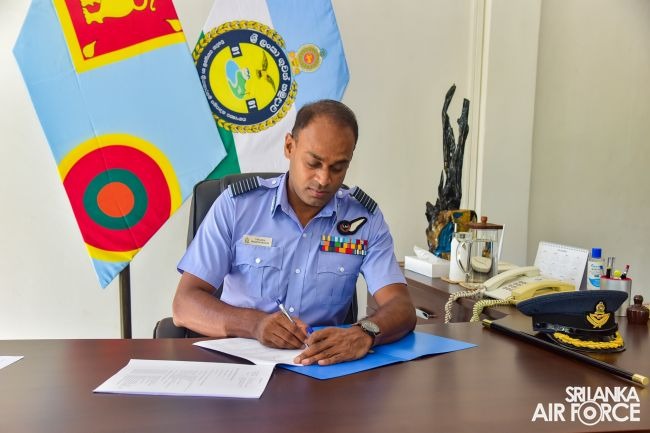 CHANGE OF COMMAND AT NO. 01 LEISURE AND RECREATION WING SRI LANKA AIR FORCE ACADEMY CHINA BAY