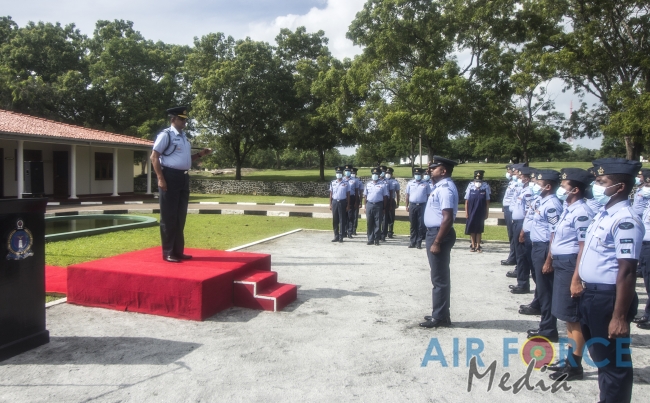 CHANGE OF COMMAND AT SLAF STATION AMPARA