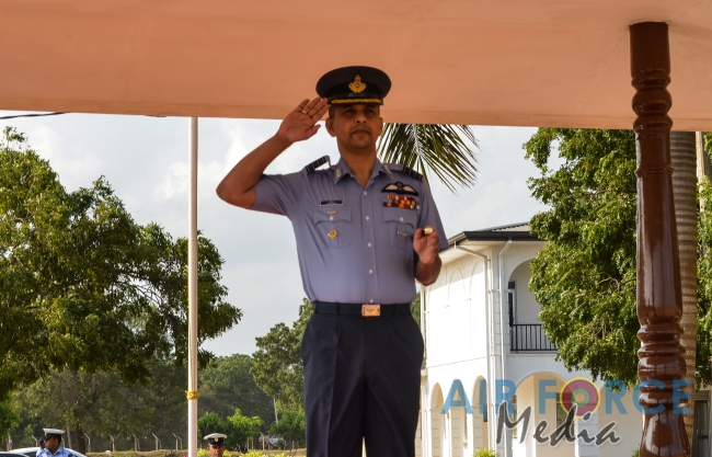 Change of Command at SLAF Station Palaly