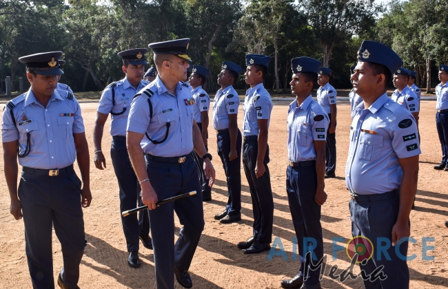 Change of Command at the SLAF Regiment Training School Vanni