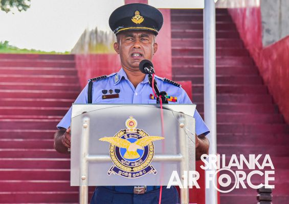 CHANGE OF COMMAND AT GROUND TRAINING WING, SLAF ACADEMY CHINA BAY