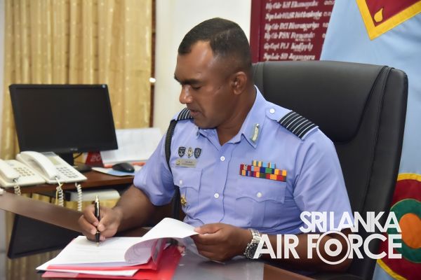 CHANGE OF COMMAND AT GROUND TRAINING WING, SLAF ACADEMY CHINA BAY