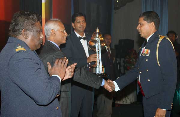 The Varatharasa trophy, awarded to the most outstanding SLAF sportsman for-2008 The Varatharasa trophy, awarded to the most outstanding SLAF sportsman for-2008