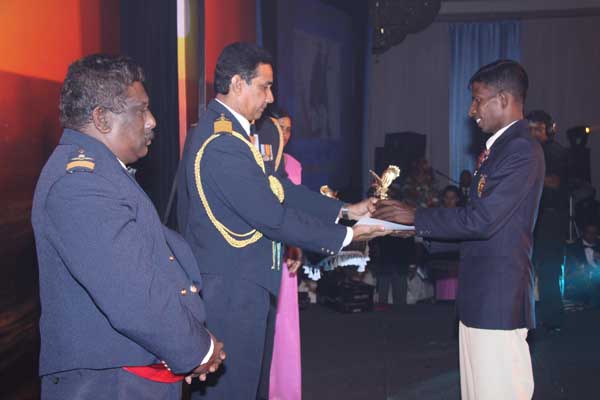 The Varatharasa trophy, awarded to the most outstanding SLAF sportsman for-2008 The Varatharasa trophy, awarded to the most outstanding SLAF sportsman for-2008