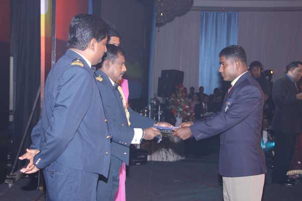 The Varatharasa trophy, awarded to the most outstanding SLAF sportsman for-2008 The Varatharasa trophy, awarded to the most outstanding SLAF sportsman for-2008
