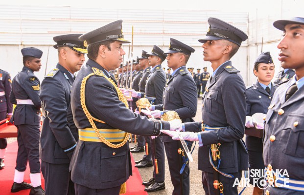 COMMISSIONING PARADE AT AIR FORCE HEADQUARTERS