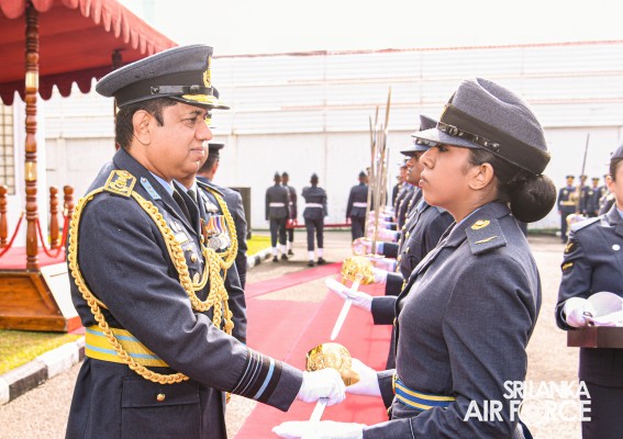 COMMISSIONING PARADE AT AIR FORCE HEADQUARTERS