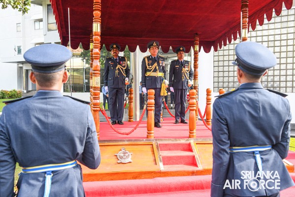COMMISSIONING PARADE AT AIR FORCE HEADQUARTERS