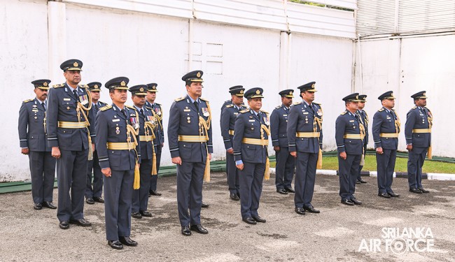 COMMISSIONING PARADE AT AIR FORCE HEADQUARTERS