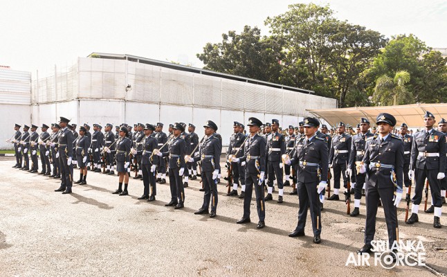 COMMISSIONING PARADE AT AIR FORCE HEADQUARTERS