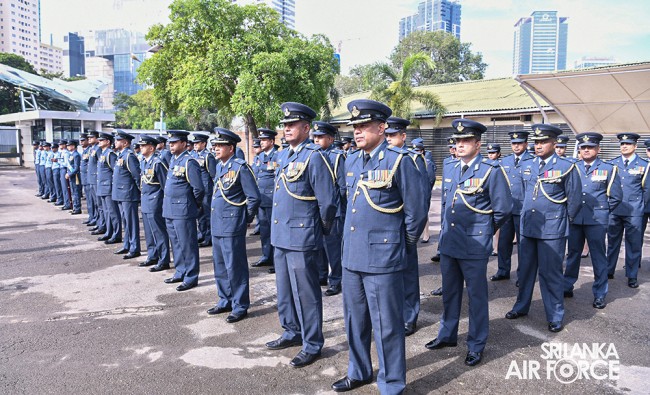 COMMISSIONING PARADE AT AIR FORCE HEADQUARTERS