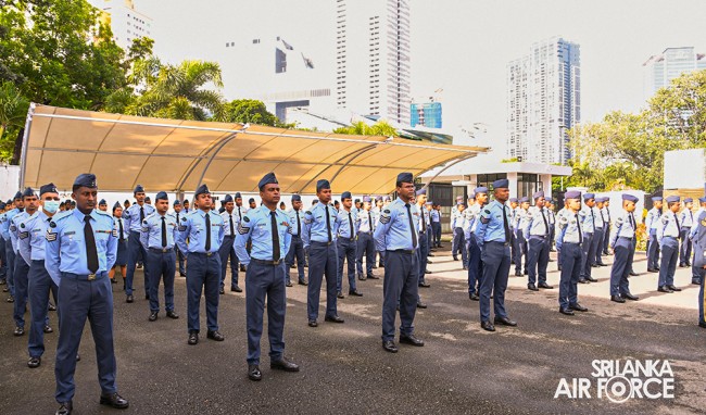 COMMISSIONING PARADE AT AIR FORCE HEADQUARTERS
