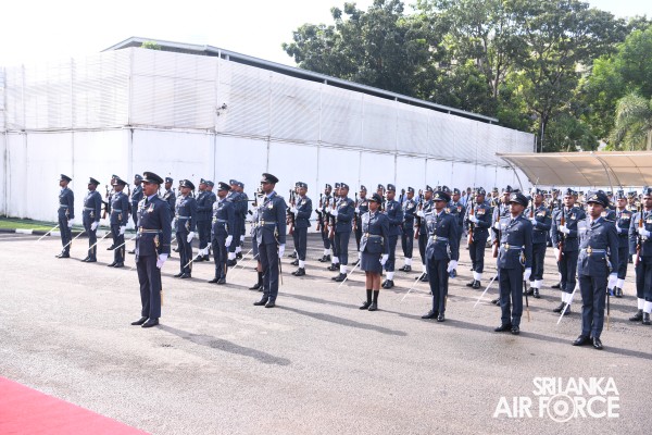 COMMISSIONING PARADE AT AIR FORCE HEADQUARTERS