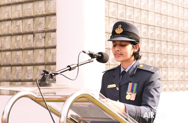 COMMISSIONING PARADE AT AIR FORCE HEADQUARTERS