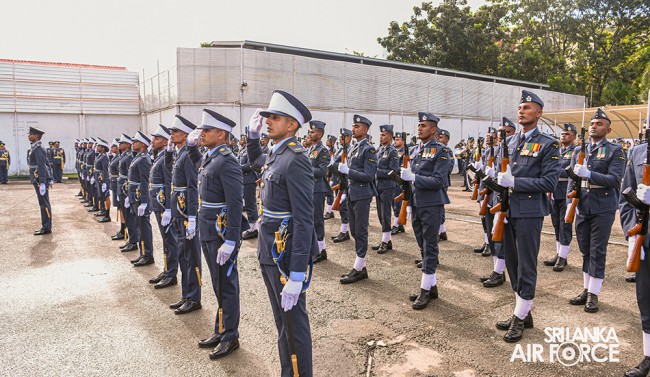 COMMISSIONING PARADE AT AIR FORCE HEADQUARTERS