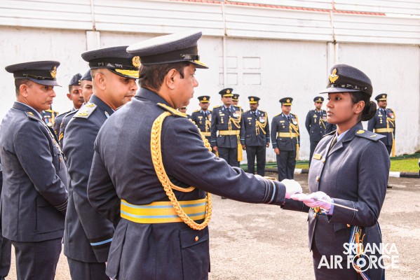 COMMISSIONING PARADE AT AIR FORCE HEADQUARTERS