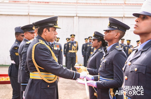 COMMISSIONING PARADE AT AIR FORCE HEADQUARTERS