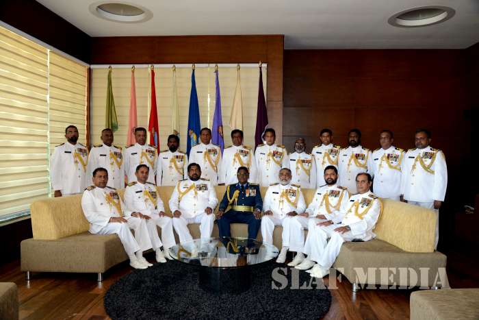 SLAF Commander Calls on the Commander of the Navy