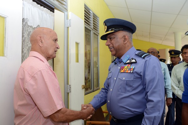 Commander Visits Slesa Elders Home Katana