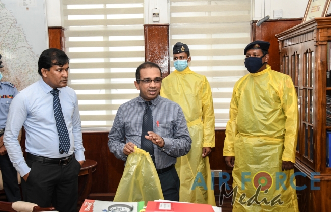 SLAF Hands over Locally Manufactured Personal Protective Equipment Kits to Health Ministry