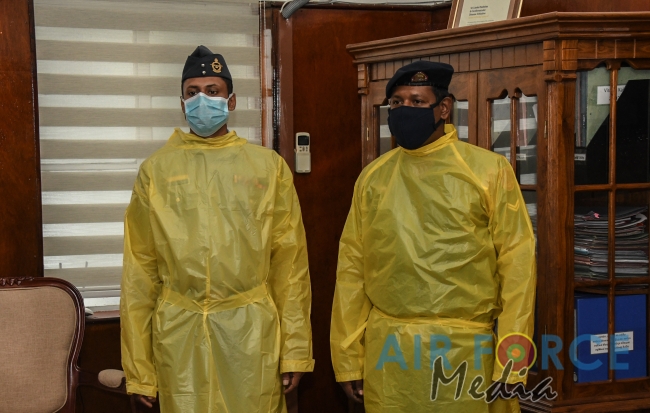 SLAF Hands over Locally Manufactured Personal Protective Equipment Kits to Health Ministry