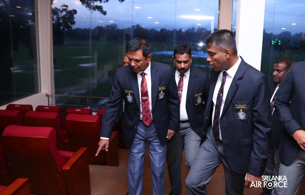 EAGLES' CRICKET PAVILION AT SLAF BASE KATUNAYAKE DECLARED OPEN BY THE COMMANDER