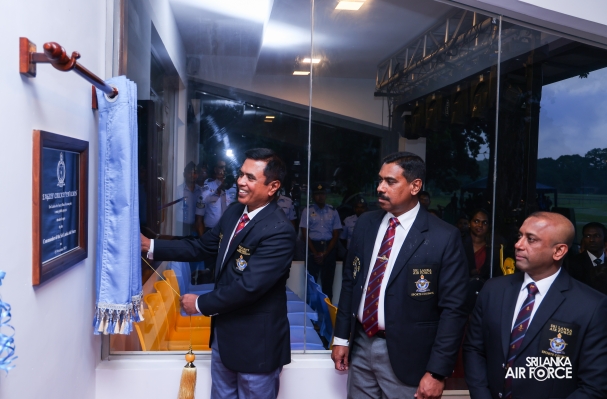 EAGLES' CRICKET PAVILION AT SLAF BASE KATUNAYAKE DECLARED OPEN BY THE COMMANDER