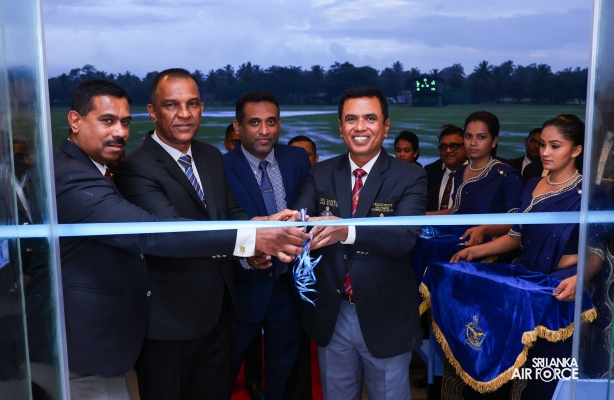 EAGLES' CRICKET PAVILION AT SLAF BASE KATUNAYAKE DECLARED OPEN BY THE COMMANDER