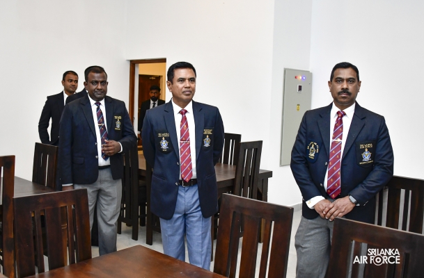 EAGLES' CRICKET PAVILION AT SLAF BASE KATUNAYAKE DECLARED OPEN BY THE COMMANDER