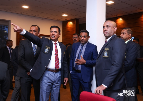 EAGLES' CRICKET PAVILION AT SLAF BASE KATUNAYAKE DECLARED OPEN BY THE COMMANDER