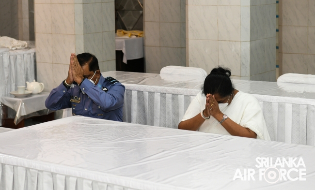 SLAF CONDUCTS ANNUAL RELIGIOUS CEREMONY AT THE TEMPLE OF THE
SACRED TOOTH IN KANDY