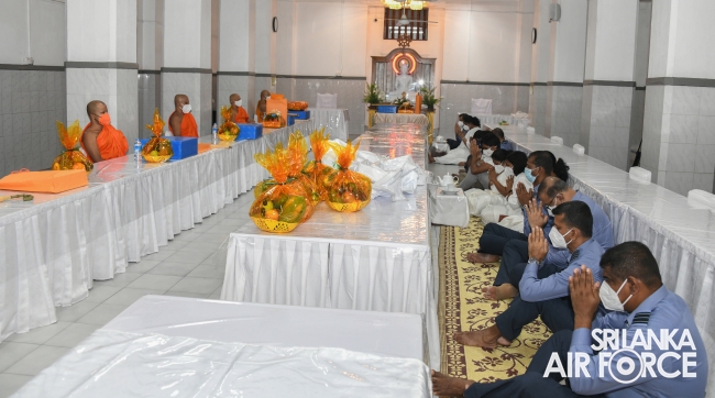 SLAF CONDUCTS ANNUAL RELIGIOUS CEREMONY AT THE TEMPLE OF THE
SACRED TOOTH IN KANDY