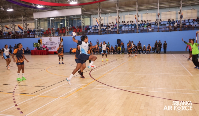 SLAF
WOMEN'S TEAM TRIUMPHS AT 13TH DEFENCE SERVICES GAMES HANDBALL
CHAMPIONSHIP