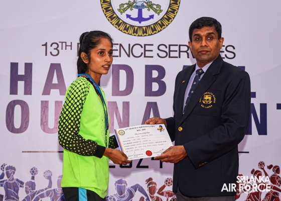 SLAF
WOMEN'S TEAM TRIUMPHS AT 13TH DEFENCE SERVICES GAMES HANDBALL
CHAMPIONSHIP