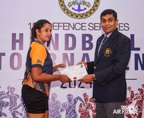 SLAF
WOMEN'S TEAM TRIUMPHS AT 13TH DEFENCE SERVICES GAMES HANDBALL
CHAMPIONSHIP