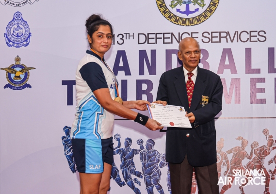 SLAF
WOMEN'S TEAM TRIUMPHS AT 13TH DEFENCE SERVICES GAMES HANDBALL
CHAMPIONSHIP