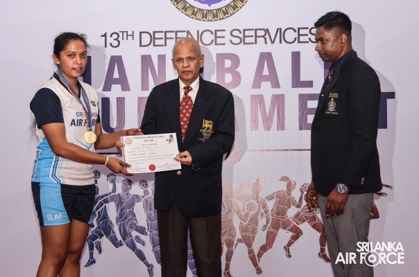 SLAF
WOMEN'S TEAM TRIUMPHS AT 13TH DEFENCE SERVICES GAMES HANDBALL
CHAMPIONSHIP
