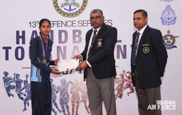 SLAF
WOMEN'S TEAM TRIUMPHS AT 13TH DEFENCE SERVICES GAMES HANDBALL
CHAMPIONSHIP